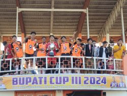 Tim Kecamatan Rilau Ale FC Berhasil Rebut Juara Bupati Cup III Usai Tundukkan Bulukumpa 1-0